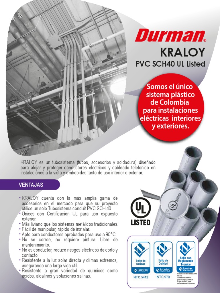 Eflayer Kraloy C 17042018 | PDF | Tubería (transporte de fluidos ...
