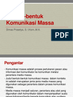 Bentuk-Bentuk Komunikasi Massa (Lengkap)