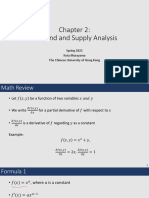 Demand and Supply Analysis