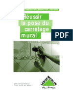 Réussir La Pose Du Carrelage mural-DR