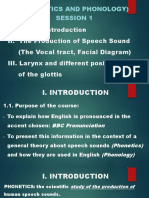 Phonetics and Phonology Course Introduction