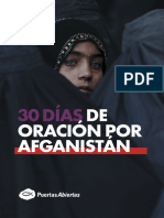 30 Días de Oración Por Afganistán