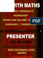 Selamat Mengikuti Workshop Siswa Sma Islamic Village Karawaci, Tangerang