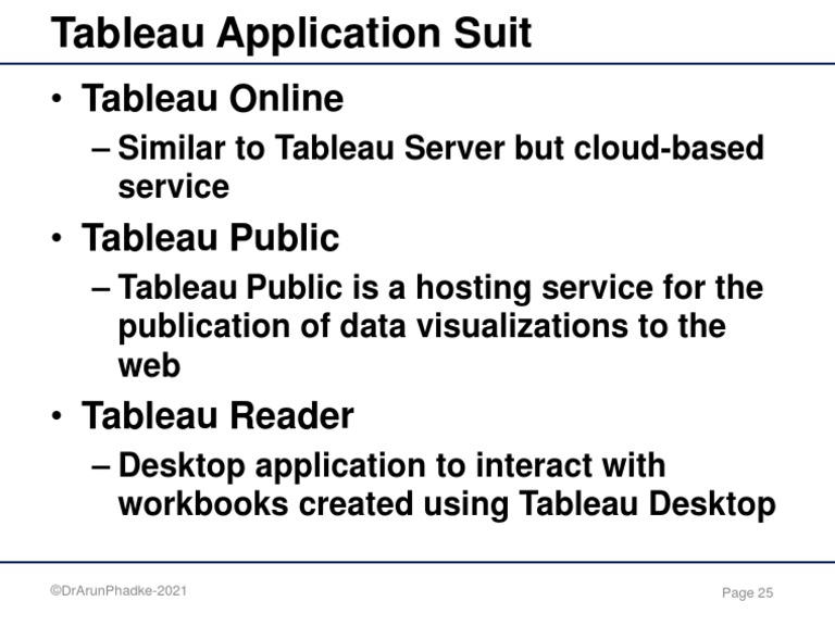 Tableau Online: - Similar To Tableau Server But Cloud-Based | PDF