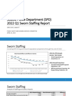 SPD Sworn Staffing Report and Presentation