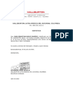 Certificado Laboral  JUAN SEBASTIAN BUILES RAMÃ_REZ