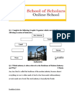 Factors Affecting Location of Industries Graphic Organizer