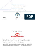 MuthootFinance Case