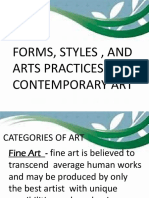 Categories of Art.