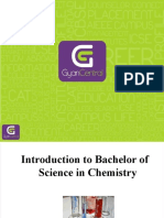 Introduction To Bachelor of Science in Chemistry