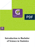 Introduction to Bachelor of Science in Statistics