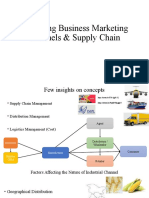 Managing Business Marketing Channels & Supply Chain: Dr. Naveen Pol