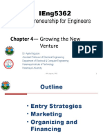 Ieng5362 Entrepreneurship For Engineers: Chapter 4 - Growing The New