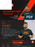 Revise 3D Geometry With Shimon Sir