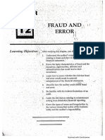 Acc111 - Chapter 12 Fraud and Error