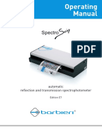 Automatic Reflection and Transmission Spectrophotometer: Edition E7