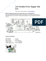 0-30V Stabilized Variable Power Supply With Current Control