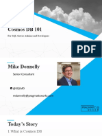 Cosmos DB Webinar