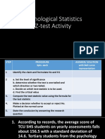 PsychStat Z Test Act 1