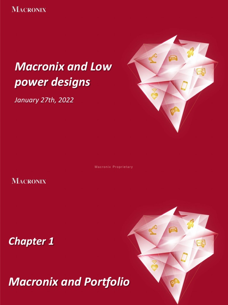Macronix LowPower Design With Flash Memories | PDF | Flash Memory ...