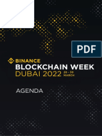 Binance Blockchain Week Agenda