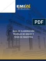 Guía de elaboración de tesis de la Escuela Militar de Ingeniería