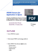 MEMS Sensors For Application in Space