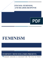 (D-12) FEMINISM, HISTORICAL, READER-RESPONSECriticism