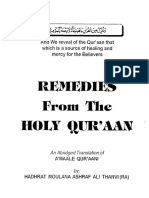 Remedies From the Holy Qur'Aan