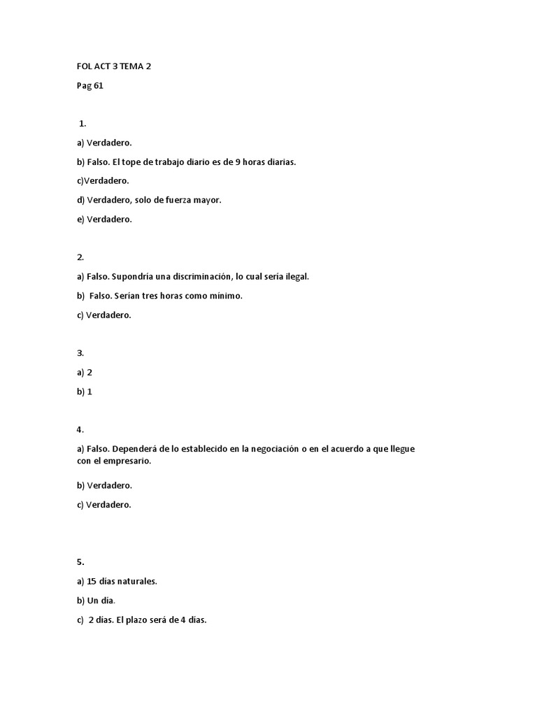 Fol Act 3 Tema 2 | PDF | Salario