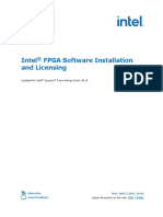 Intel FPGA Software Installation and Licensing: Updated For Intel Quartus Prime Design Suite: 21.3