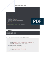 Reversing A Number Using While Loop