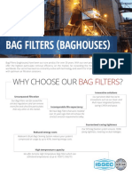 Bag filters exceed emissions standards with high particulate removal