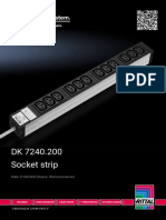 DK 7240.200 Socket Strip