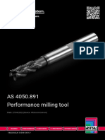 AS 4050.891 Performance Milling Tool