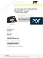 Cat® Connect Technology Product Link Generation Series: Specification Sheet