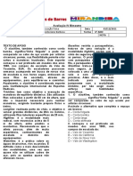 Avaliação IV Bimestre 6° Ano