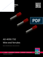 AS 4050.732 Wire End Ferrules
