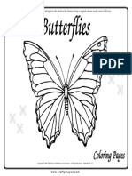 Butterflies Coloring Pages