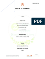 Manual de procesos de empresa agroindustrial