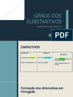 Grau Dos Substantivos