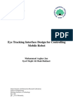 Master Thesis Report 2009 - Eye Tracking Interface Design For Controlling Mobile Robot