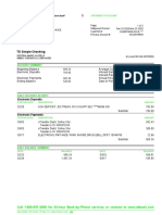 Simply Jordan TD Bank Statement Castillo Feb 2020