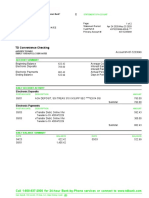 Simply Jordan TD Bank Statement Andrew Apr 2020