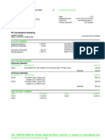 Simply Jordan TD Bank Statement Andrew Jan 2021