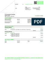 Simply Jordan TD Bank Statement Andrew Mar 2022