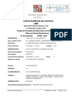 Lima Corte Superior de Justicia: Cargo de Presentación Electrónica de Documento (Mesa de Partes Electrónica) 39590