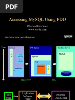 Accessing Mysql Using Pdo: Charles Severance