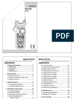 Multimetre A Pince MS2108-Manual