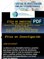 Etica en investigacion